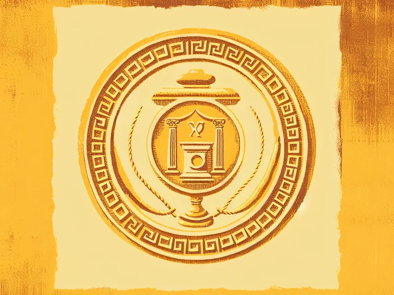 Classical Roman and Greek styled illustration representing What Is Zero-Proof Bookkeeping? with stack of Roman coins or merchant scales