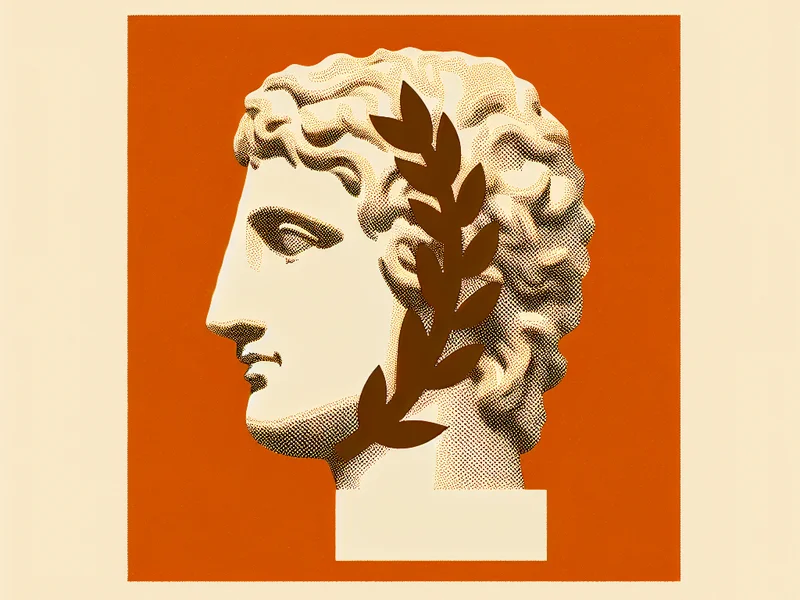 Classical Roman and Greek styled illustration representing What Are zk-SNARKs—and Why Should You Care? with stack of Roman coins or merchant scales